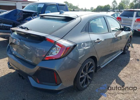 2019 Honda Civic Sport Touring from USA, damaged, VIN SHHFK7H96KU421966
